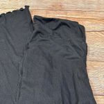 No Boundaries  Black Ribbed Pants Junior Medium Photo 2