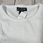 J.Crew  New favorite tank‎ top in vintage rib White S NWT Photo 5