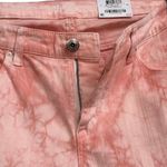 Style & Co SZ 8 Curvy Skinny Jeans Tie-Dye Mid-Rise Stretch Zip-Fly Coral Pink Photo 2