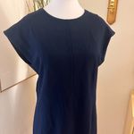 Theory  Onine Oxford Knit Day Dress in Navy size‎ 10 Photo 3