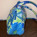Vera Bradley Doodle Daisy Mini Quilted Crossbody Bag Purse Blue Green Floral Photo 3