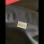 St John Sport by Marie Gray Denim Style Black Jacket White Stitching Small VGUC Photo 4