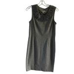 Banana Republic  Gray Sleeveless Sheath Dress Lace Collar Career Cocktail Women's Photo 2