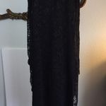 ANGL Black lace dress lines with asymmetrical hem Photo 2