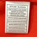 BB Dakota  Steve Madden Smooth Talk Blazer Satin Open Front Red XS New Oversized Photo 13