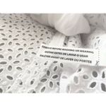 J. Crew White Cotton Eyelet Back V Neck Puff Sleeve Sz 8 Photo 8