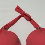 Victoria's Secret Victoria’s Secret Red Coral Halter Top Bikini Top Swimwear Top 34D Photo 4