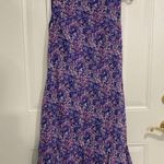 CHAPS Purple Floral Dress Photo 0