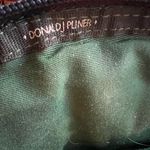 Donald J Pliner Couture Made in Mountains in Italy Leather Reptile Satchel Bag Black Photo 7