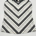 Danskin Workout Top Y2K Striped Black White Sleeveless Shelf Bra 2000s Yoga Bra Photo 6