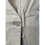 MOUSSY Women's V Neck Belted Waist Denim Dress Sleeveless Solid Khaki Size S 1 Tan Photo 4