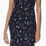 Wilfred Midnight Blue Floral Midi Dress 8 Photo 0