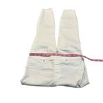 Spanx white distressed ankle jeans with raw hems Photo 3