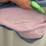 Outdoor Voices Venus Color Block Pink Blue Crop Top Sports Bra Size S Photo 5