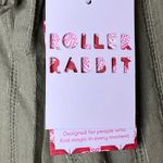 Roller Rabbit NEW Small Lurex Shadow Stripe Laina Short Olive Green Womens Photo 4