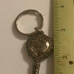 Antique Style Silver tone Key Keychain Photo 1