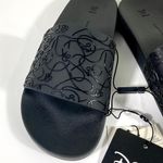 Disney NWT Mickey Mouse Slide Sandal Black Licensed 8US 38EU Photo 5