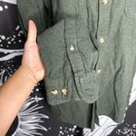 Sonoma Green Casual Button Down Shirt Photo 2
