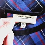 Public School Dalya Blue Plaid Cotton Sleeveless Top Size 8 Worn On TV Photo 7