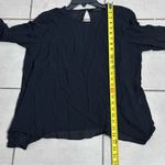 ZARA  Women Black 3/4 Sleeve Sheer Blouse Top size M. Photo 8