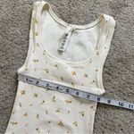 SKIMS Women’s Cotton Rib Cropped Tank Tops XXS & Legging XS Marigold Rosebud Photo 6