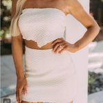 These Three Boutique Lettuce Hem Handkerchief Set- Ivory Photo 3