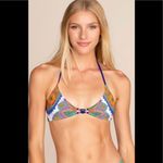 Trina Turk paisley triangle bikini top. NWT Photo 3