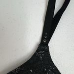 Victoria's Secret  34C Biofit Push up Bra Black Lace Sparkly Embellished Bling Photo 3