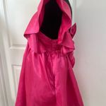 MABLE Babydoll Mini Dress Pink Ruffle Sleeve Bow Sz S Photo 4