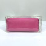 STAUD Shirley Transparent Handbag Tote Leather PVC Clear Pink Medium NWT Photo 14