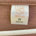 🆕 Plus Size Graphic Sleep Dress from Love at First Sight 2X🆕 Pink Photo 9