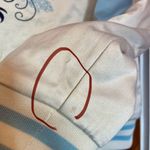 Disney Alice in Wonderland Cream Embroidered Zip Up Bomber Jacket- Large Photo 8