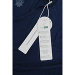 wiwi Womens Navy Bamboo V Neck Long Sleeve Tunic Dress Small Blue Size undefined Photo 4