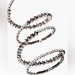 Chico's Chico’s Women’s New Pittman Coil Sparkly Clear Rhinestone Wrap Bracelet Photo 3