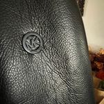 Michael Kors Michael  Shearling Trim Faux leather sleeves Puffer Jacket. SZ.L Photo 10