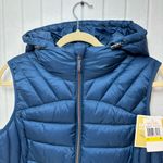 Michael Kors Navy River Blue Puffer Lightweight Packable Vest Size M Photo 2