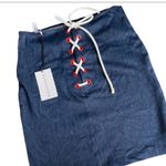 Solid & Striped NWT  Delilah skirt l lace up cover up beach swim Photo 2