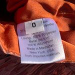Rachel Comey  Silk Jacquard Orange Metallic Pants size 0 Photo 2