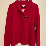 Studio Works  Women's Red Buckle Sweatshirt Photo 0