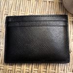 Kate Spade Black Card Case with Gold Logo Photo 1