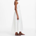 Madewell  NWT Poplin Seamed Maxi Dress size 0 Photo 2