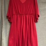 Extra large red dress with flowy skirt Size XL Photo 1