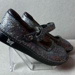 Alegria BEL-162 Womens Metallic Silver Mary Jane Shoes Leather Nurse 35/US 5-5.5 Photo 6