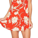 Show Me Your Mumu Show Me Your‎ Mumu Bennett Babydoll Dress Southern Red Pebble Floral Size Small Photo 0