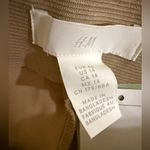 H&M Women's Khaki Tan Pleated Flare Leg Dress Pants Size 14 Photo 4