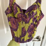 ZARA Lilac Zacquard Top Women’s Size Medium Photo 3