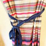 LA Made AMade Colorful Striped Long Sleeve Dress Womens Size S Photo 4