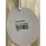 Princess Polly New Love Club Pants Faux Leather Cream Size 2 NWT Photo 1