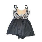 Pacific Connections Monochrome Leaf One Piece Black Size 12 Photo 4