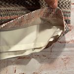 Loft mini career skirt textured faux wrap lined Photo 2